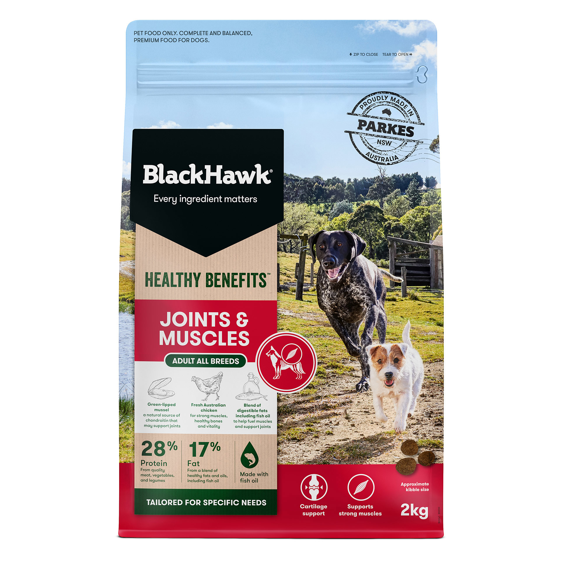 Healthy Benefits Joints & Muscles Dog Food